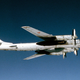 A Tu-95 Bear D photographed by US Navy fighters in 1983